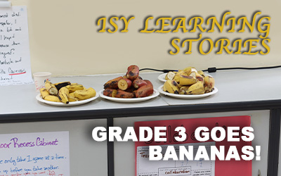 Grade 3 Goes Bananas