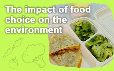 The impact of food choice on the environment