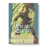 Retells, in graphic novel format, the legend of Grace O'Malley, who spent her life wishing to join the fight to keep Henry VIII's armies from invading her homeland of Ireland-only to be told again and again that the battlefield is no place for a woman. After English conspirators brutally murder her husband, Grace leads men into battle on the high seas and quickly gains a formidable reputation as the Pirate Queen of Ireland. Her newfound notoriety puts the lives of Grace and her entire family in danger and eventually leads to a confrontation with Queen Elizabeth I. Great for Upper Elementary students.
