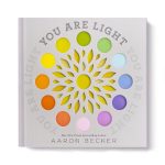 Open this beautiful book to find a graphic yellow sun surrounded by a halo of bright die-cut circles. Now hold the page up to the light and enjoy the transformation as the colors in those circles glow. In an elegant, sparely narrated ode to the phenomenon of light, Aaron Becker follows as light reflects off the earth to warm our faces, draws up the sea to make the rain, feeds all the things that grow, and helps to create all the brilliant wonders of the world, including ourselves. Great for Elementary students.