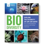 This book introduces middle schoolers to the evolution of life on Earth, beginning with the first single-celled organisms that emerged 3.8 billion years ago to the complex, multi-celled organisms that exist today and make up the tree of life. Biodiversity is found everywhere on the planet—on land, in the water, and even in extreme environments such as ice and volcanoes. Biodiversity can also be discovered by looking through a microscope at tiny worlds of organisms that can’t be seen with the human eye. There are whole microbiomes beneath our feet, in puddles, and even in our belly buttons! Great for Middle School students.