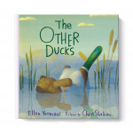 This Duck and That Duck were best friends. They did everything together but sometimes they wanted more friends to join their adventures. When This Duck declares that he wishes there were Other Ducks around so they could waddle in a line (a very ducky thing to do), That Duck is quite confused. That is until This Duck and That Duck go swimming, look down, and finally meet The Other Ducks. Unfortunately, The Other Ducks never seem to come out of the water!