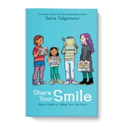 Have you ever thought about telling your own personal story, whether it be true or imagined? Are you interested in writing, illustrating, or both? If the answer is yes, this fun, colorful, and interactive guide is for you! With guidance from Raina herself, brainstorm ideas, make lists, paste in personal photos, and use your insight abilities like never before to share your story. Great for Middle School students.