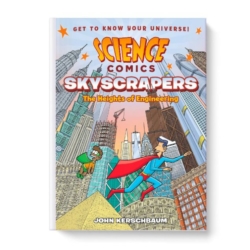 Join a pair of superheroes as they uncover the secrets of skyscrapers, from the great Egyptians pyramids to the world’s tallest building. Read along and learn how skyscrapers are a bold combination of applied physics, ingenuity, and a lot of hard work! Great for Middle School students.