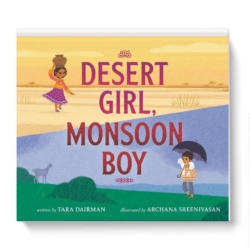 One girl. One boy. Their lives couldn't be more different. While she turns her shoulder to sandstorms and blistering winds, he cuffs his pants when heavy rains begin to fall. As the weather becomes more severe, their families and animals must flee to safety--and their destination shows that they might be more alike than they seem. Great for Elementary students.