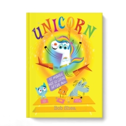You remember Unicorn. You know, Goat's friend? The one who can fly, make it rain cupcakes, and turn things into gold? On the first day of school, Unicorn expects to make his usual big splash. But no one pays him much attention--the other kids are much more interested in the latest trend in toys: rubber bands that look like other things. Great for Elementary students.