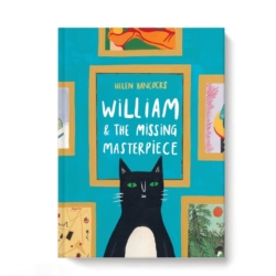 Debonair cat-detective William finds himself at the center of a mysterious theft when the Mona Cheesa is stolen from a Parisian gallery. Can William put the clues together and solve the crime? Fans of Helen Hancocks’s Penguin in Peril won’t be disappointed in this hilarious tale of cat and mouse. Great for Elementary students.