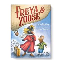 Freya has always craved--and feared--adventure. Traipsing all over the world is simply not what dignified rockhopper penguins do. But when she hears about Captain Salomon August Andrée's hot-air balloon expedition to the North Pole, Freya packs her copy of Hints to Lady Travellers and hops on board. Only moments after leaving land, Freya discovers a fellow stowaway! Meet Zoose, the mouse whose despicable manners make him a less-than-ideal travel companion. Great for Middle School students.