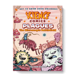 This book takes readers across the microscopic battlefield to get to know the critters behind history’s worst diseases. We delve into the biology and mechanisms of infections, diseases, and immunity, and also the incredible effect that technology and medical science have had on humanity’s ability to contain and treat disease. Recommended for Middle School students.