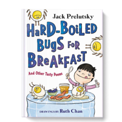 Hard-Boiled Bugs for Breakfast is guaranteed to make readers laugh, imagine, write, and dream. From a lizard playing a mandolin (although not very well) to the surprised guest of honor (at a birthday party he threw for himself), there’s something for everyone in this book. Recommended for Middle School students.