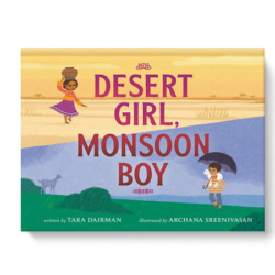 One girl. One boy. Their lives couldn't be more different. While she turns her shoulder to sandstorms and blistering winds, he cuffs his pants when heavy rains begin to fall. As the weather becomes more severe, their families and animals must flee to safety--and their destination shows that they might be more alike than they seem. Recommended for Elementary students.