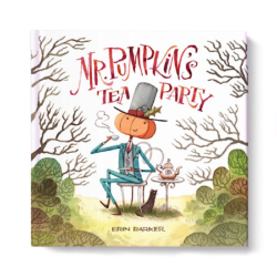There’s a party at Mr. Pumpkin’s tonight. A banquet with friends in the autumn twilight. And at this soiree we’ll see and we’ll find ghoulish delights of every kind.” You are cordially invited to Mr. Pumpkin’s Tea Party—a delightfully quirky twist on a counting book, incorporating gorgeous, deep-hued watercolor illustrations, as well as spooky elements and unique characters at an unexpectedly charming tea party. Recommended for Elementary students.