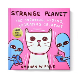 When the nearest star rises, Lifegiver has an exciting quest planned for Offspring! Follow along as they observe a strange creature that sneaks, hides, and vibrates around their house. Hilarity ensues as the blue beings try to mimic this talented creature. Recommended for Elementary students.