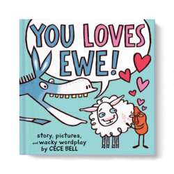 The confusion between “ewe” and “you” results in a fabulously funny series of who’s-on-first misunderstandings, even though Yam explains the concept of homonyms to Donkey clearly enough for the youngest of readers to understand. Recommended for Elementary students.