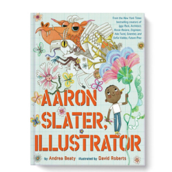 Aaron Slater loves listening to stories and dreams of one day writing them himself. But when it comes to reading, the letters just look like squiggles to him, and it soon becomes clear he struggles more than his peers. When his teacher asks each child in the class to write a story, Aaron can’t get a single word down. Recommended for Elementary students.