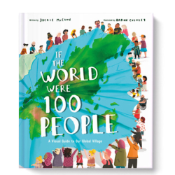 With almost 7.8 billion people sharing the earth, it can be a little hard to picture what the human race looks like all together. But if we could shrink the world down to just 100 people, what could we learn about the human race? What would we look like? Where and how would we all be living? Recommended for Middle School students.