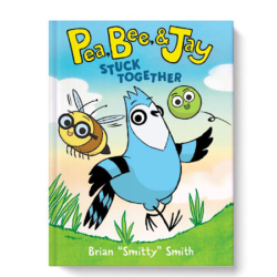 Like all peas, Pea loves to roll. So when a no-good strawberry dares him to roll all the way off the farm, he swears he can do it. But along the way, a powerful thunderstorm strikes and bounces Pea off course...and right into two unlikely new buds: a bee named Bee who thinks she knows it all, and a bird named Jay who can’t figure out how to fly. Recommended for Middle School students.