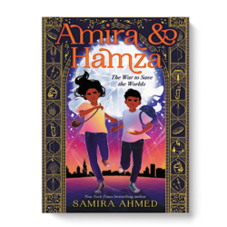 A genie informs twelve-year-old Amira and her younger brother Hamza that they are the chosen ones who must defeat a monstrous demon poised to doom humanity under a spell to save the Earth and a parallel dimension. Recommended for Middle School students.
