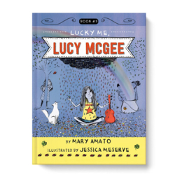 While Lucy McGee tries to track down her missing ukulele, the members of the Songwriting Club must decide if it's worth competing against one another in a giveaway for free concert tickets. Recommended for Middle School students.