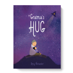 And they never, ever say goodbye without a hug. May's love of science takes her far as hel inventions win vear after vear. helped ov crama's support, effort, and love. She travels to space camp and eventually beyond, earning her spot as the first kid astronaut to journey into space. As May prepares for her mission to explore the cosmos, she seems ready to go without looking back, making Grama worried that she will leave without a hug. Recommended for Elementary students.