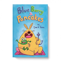 This whimsical graphic novel that introduces readers to the world of breakfast food characters. Blue, a cheerful pancake, forms an unlikely trio with Barry (a slice of bacon) and Pancakes (a stack of pancakes). The book takes readers on a delightful and quirky adventure filled with humor, friendship, and the magic of the breakfast table. Recommended for Elementary students.